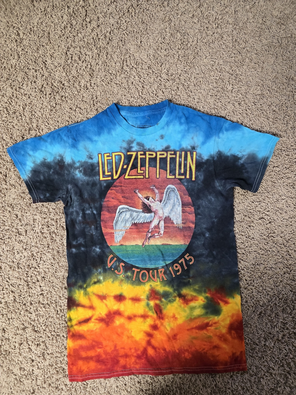 Led Zeppelin Tie-dye Shirt, Small